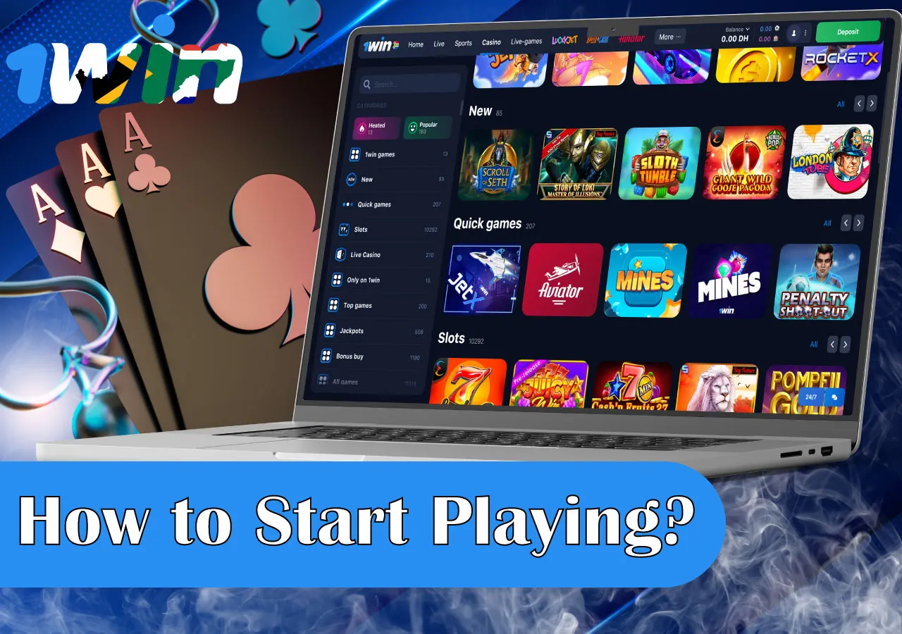 How to create an account and start playing