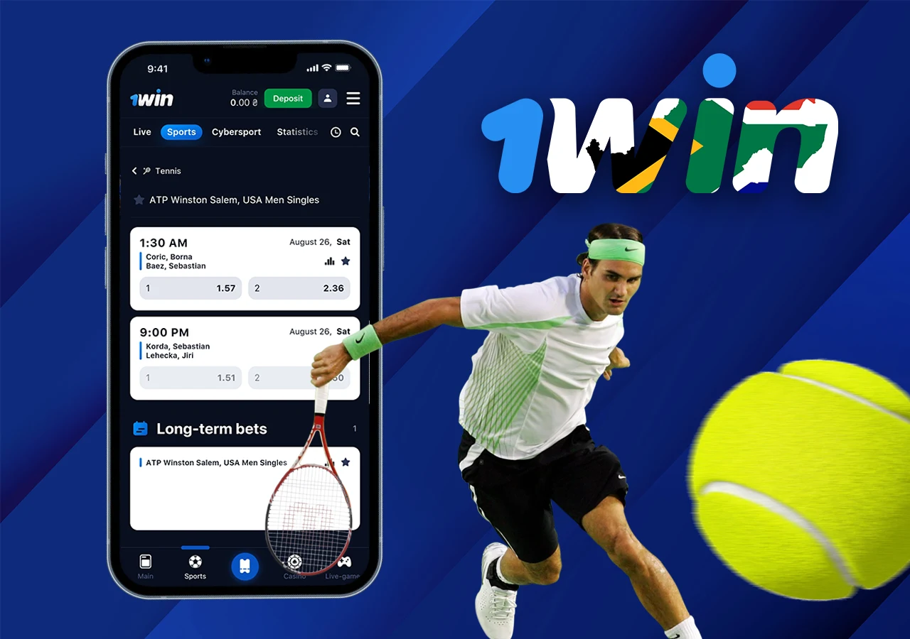 Betting on various tennis matches