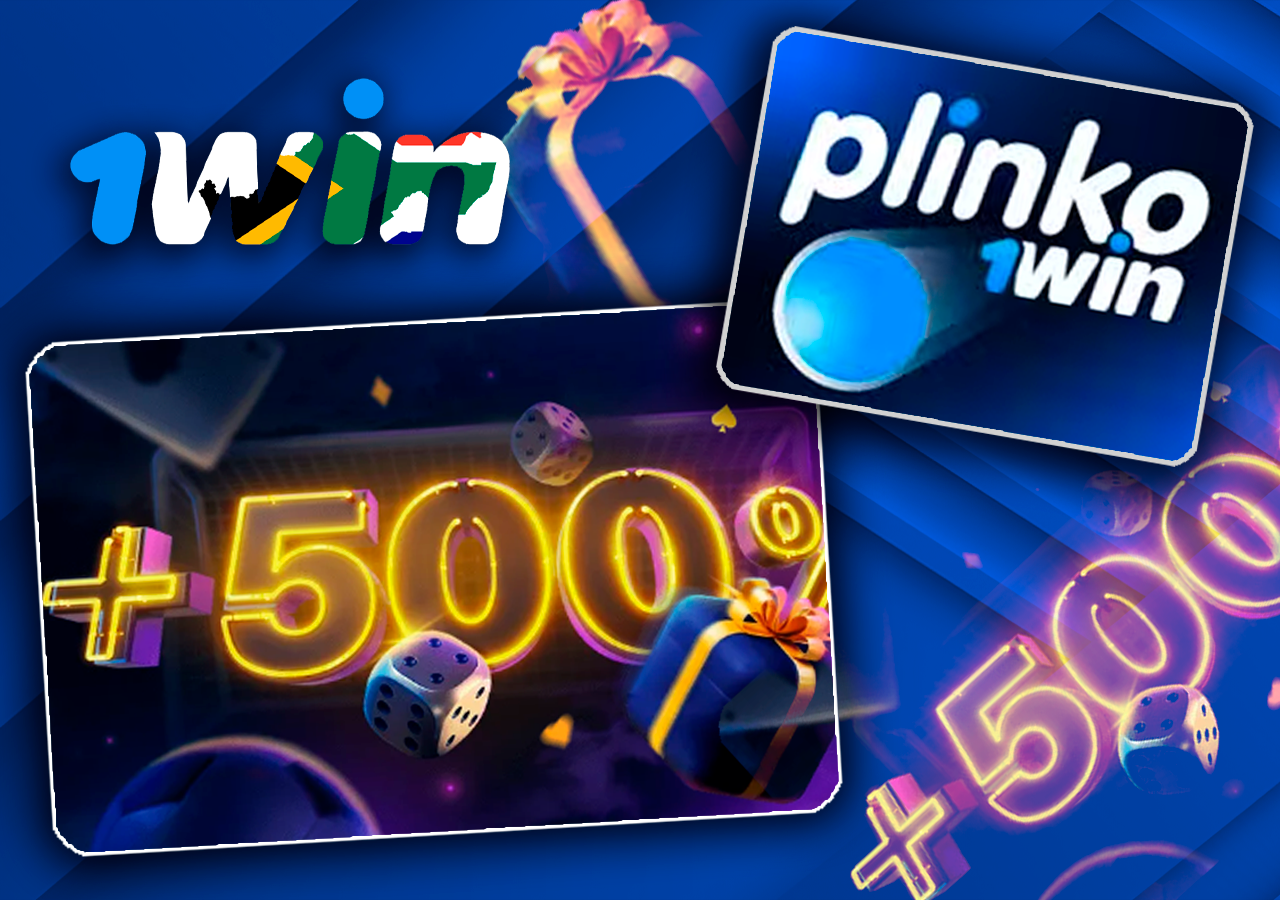 Register on 1Win, play Plinko and get 500% bonus