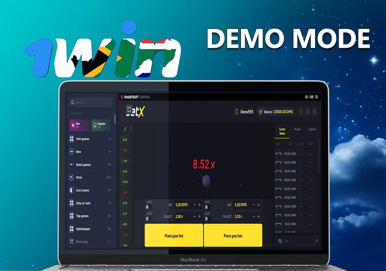 Free demo mode to try 1Win JetX slot